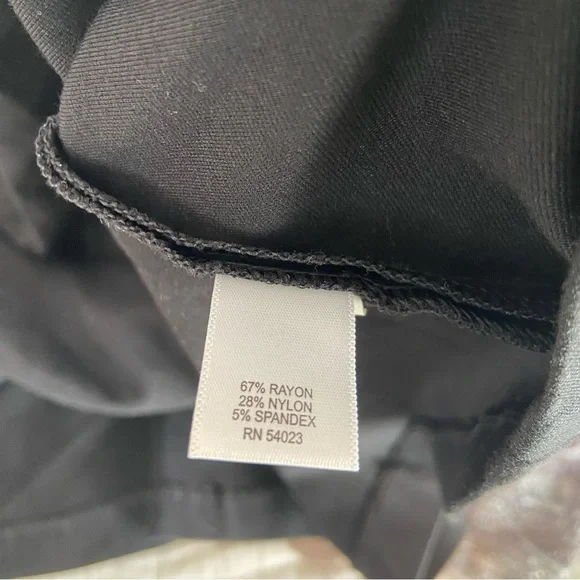 BANANA REPUBLIC Black Strappy Mini Skater Dress Size 10 - Picture 9 of 9